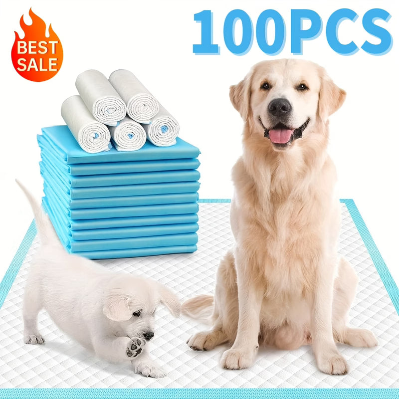 Extra Large Thick Dog Pee Pads 100 Count Heavy Duty Puppy Training Pads