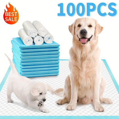 Extra Large Thick Dog Pee Pads 100 Count Heavy Duty Puppy Training Pads